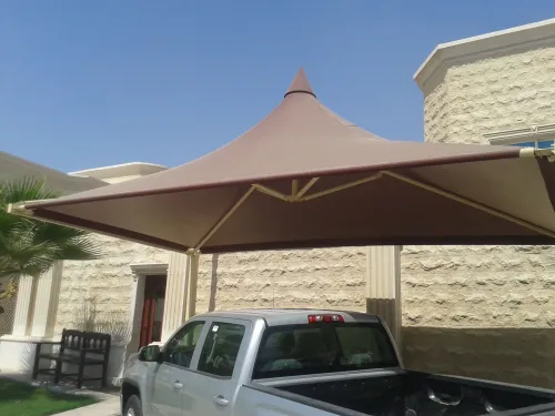 خطوات تركيب مظلات السيارات